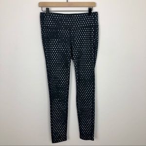 Athleta Crystal Chaturanga Polka Dot Leggings M
